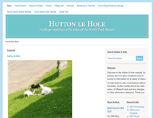 Tablet Screenshot of huttonlehole.ryedaleconnect.org.uk